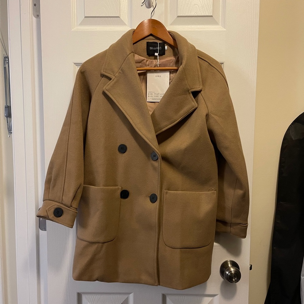 Double Breasted Coat Women size L